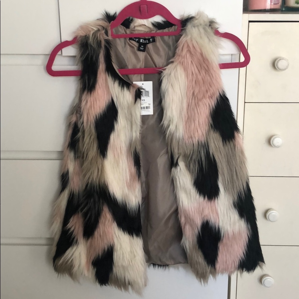 Fur vest. Never worn.